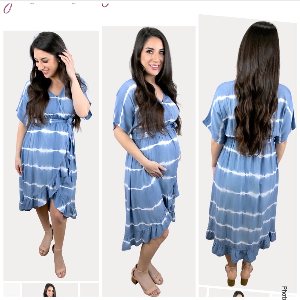 Tie-Dye Maternity Dress (Brand: Sexy Mama Maternity)